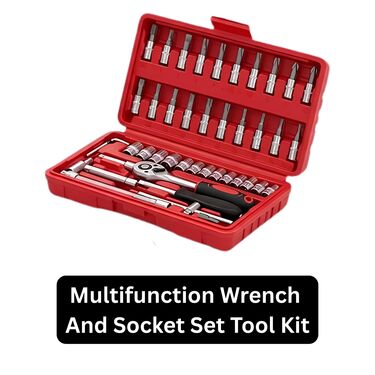 Multifunction Wrench And Socket Set Tool Kit (HT123)