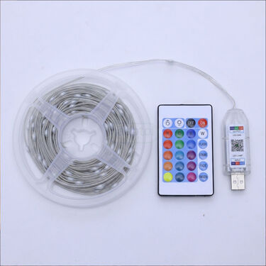Smart RGB LED Fairy String Lights With Bluetooth App & Remote Control (LL61)