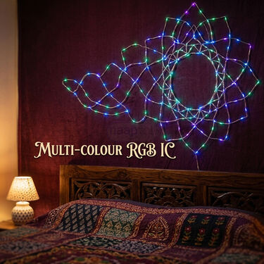 Smart RGB LED Fairy String Lights With Bluetooth App & Remote Control (LL61)