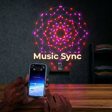 Smart RGB LED Fairy String Lights With Bluetooth App & Remote Control (LL61)