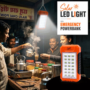 Solar Emergency Light With Powerbank (LL59)