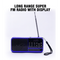 Long Range Super FM Radio With Display (BLS27)