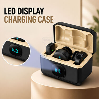 Long Range Dual Mic With Charging Case (PWM6)