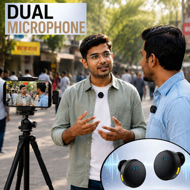Long Range Dual Mic With Charging Case (PWM6)
