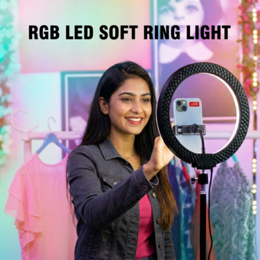 RGB LED Soft Ring Light For Content Creator (SRL2)