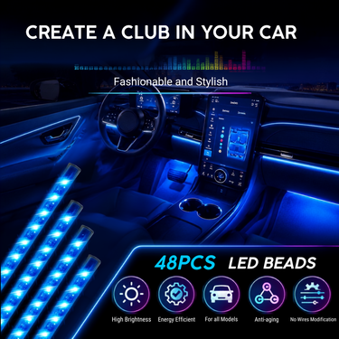 Car Interior Atmosphere Ambient Lights With Remote (CIDL14)