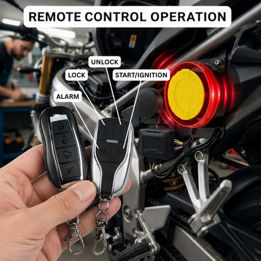 Bike Scooter Anti-theft Bluetooth Control Remote Alarm Security System (ATL6)