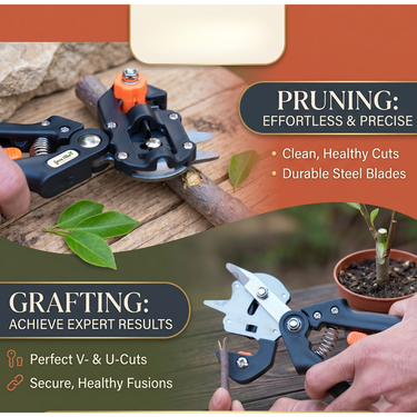 Gardening Grafting Tool With Pruning Shear (GHT15)