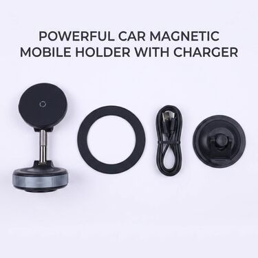 Powerful Car Magnetic Mobile Holder With Charger (CMH7)