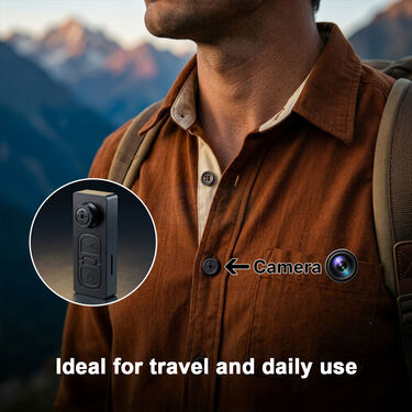Hidden Button Camera With Video And Audio Recorder (CCTV47)