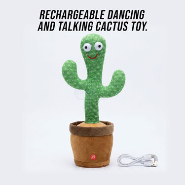 Rechargeable Dancing and Talking Cactus Toy (RCT)