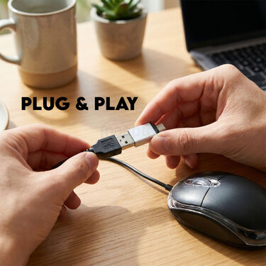 Wired USB Optical Mouse With C type Connector (WUMC)