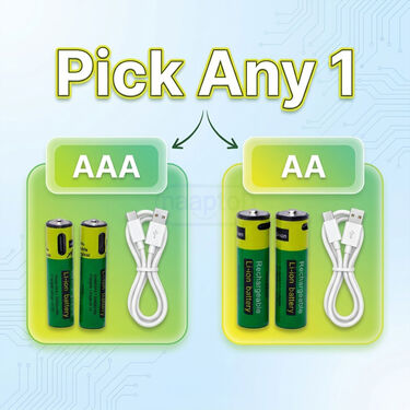 Pick Any 1 Rechargeable Batteries AA & AAA  (CRB)