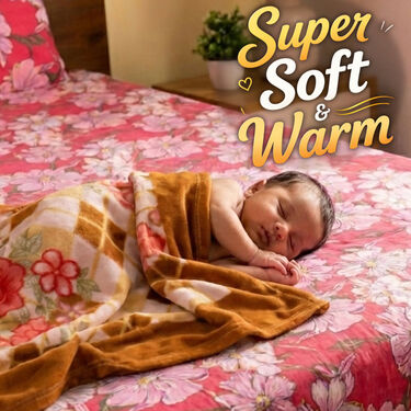 Pack of 7 Double Bedsheets Set With 2 Blankets (7BS2FB2)