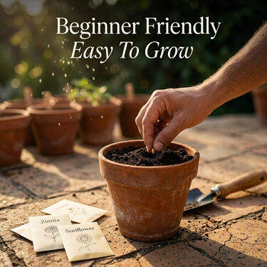 Pack of 5 Summer Flower Seeds For Pots Terrace & Home Garden (SFS5)