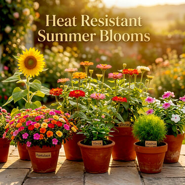 Pack of 5 Summer Flower Seeds For Pots Terrace & Home Garden (SFS5)