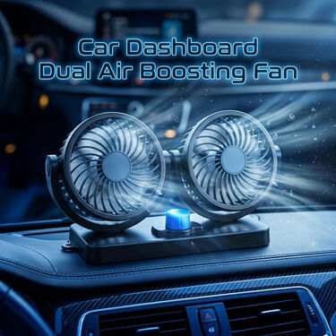 Car Dashboard Dual Air Boosting Fan (CIF3)