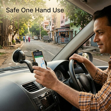 Car Dashboard & Windshield Suction Mobile Holder (CMH8)