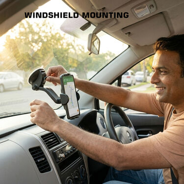 Car Dashboard & Windshield Suction Mobile Holder (CMH8)