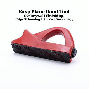 Rasp Plane Hand Tool For Drywall Finishing, Edge Trimming, and Surface Smoothing (HT112)