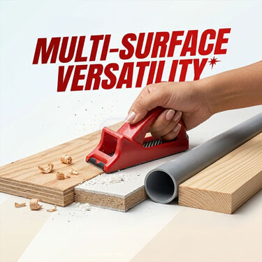 Rasp Plane Hand Tool For Drywall Finishing, Edge Trimming, and Surface Smoothing (HT112)
