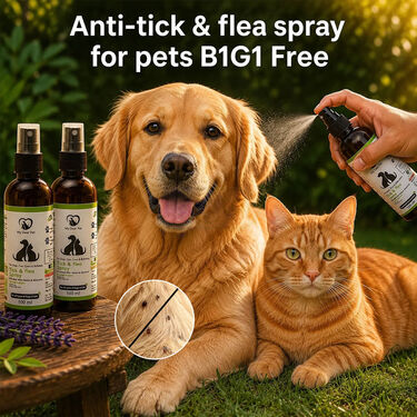 Anti-Tick & Flea Spray For Pets B1G1 (2PETC8)