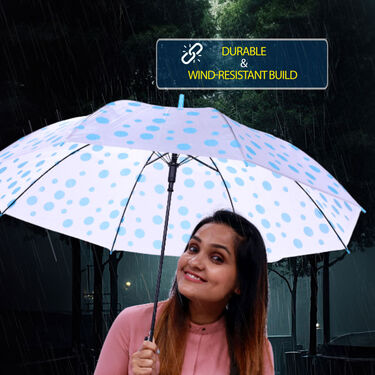 Buy 1 Get 1 Transparent Multi Colour Umbrellas (2U2)