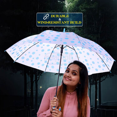 Buy 1 Get 2 Transparent Multi Colour Umbrellas (3U3)