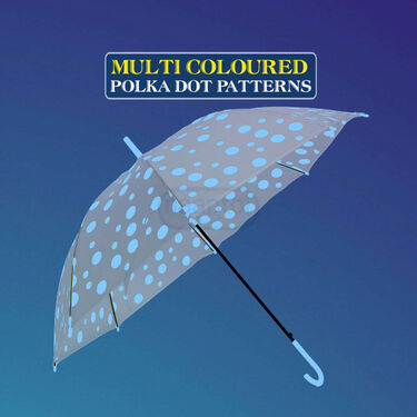 Buy 1 Get 2 Transparent Multi Colour Umbrellas (3U3)
