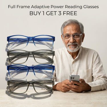 Full Frame Adaptive Power Reading Glasses Buy 1 Get 3 Free (4ORG22)