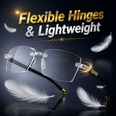 Rimless Coloured Bifocal Adaptive Power Reading Glasses Buy 1 Get 2 Free (3BOC6RG24)