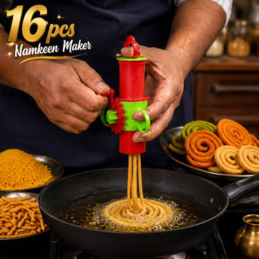 3 In 1 Puri kachori Maker + 16pcs Namkeen maker (PKG20)