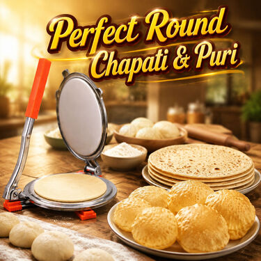 Chapati & Puri Maker + 15 Pcs Snack Maker (CP19)