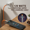 120 Watts Rotating Head Super Fast Charging Cable (CDC24)