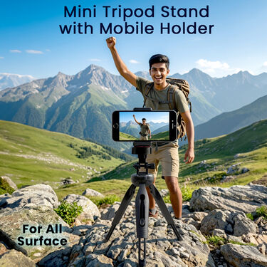 Mini Tripod Stand With Mobile Holder (MMT4)