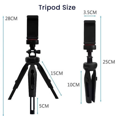 Mini Tripod Stand With Mobile Holder (MMT4)