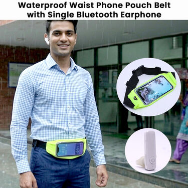 Waterproof Waist Phone Pouch Belt with single bluetooth (WBB)