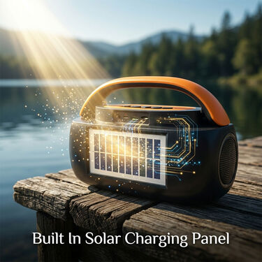 Solar Radio With Big Flash Light and Powerbank Function Bluetooth Speaker (BLS28)