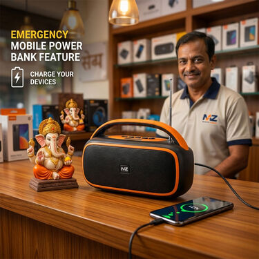 Solar Radio With Big Flash Light and Powerbank Function Bluetooth Speaker (BLS28)