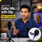 Type C Jack Collar Mic With Clip Noise Cancelling Mini Microphone (MNM)