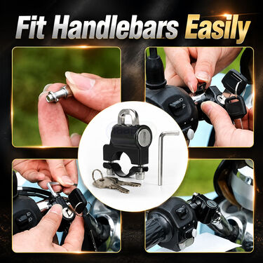 Portable Bike Handlebar Helmet Lock (ATL5)