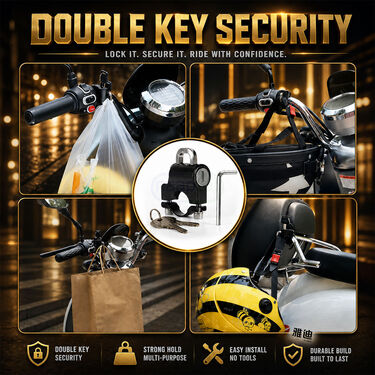 Portable Bike Handlebar Helmet Lock (ATL5)