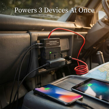 Smart Power Inverter & Charger For Car Truck (PI2)