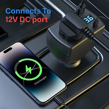 Smart Power Inverter With USB Type-C Fast Charging for Auto Car Truck (PI3)
