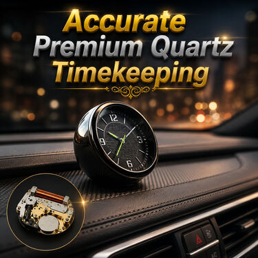 Car Dashboard 3 in 1 Analogue Clock (CID7)