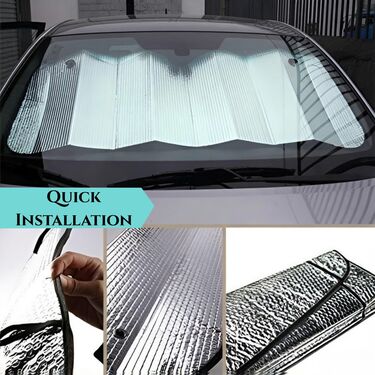 Car Windshield Heat Insulated Foldable Sunshade (CWSS7)