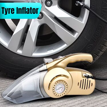 2 In 1 Car Vacuum Cleaner with Tyre Inflator (TI10)