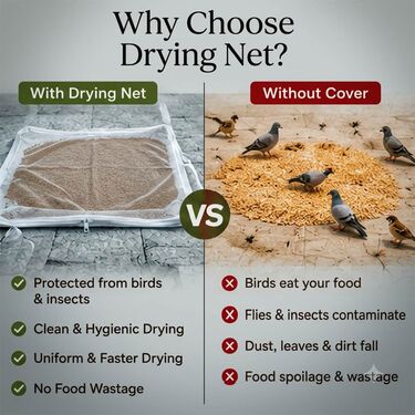 Outdoor Drying Net For Pulses Vegetables & Herbs (ODN2)