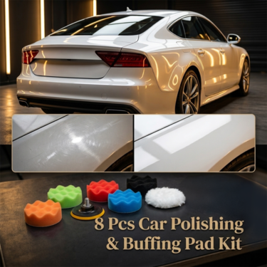 8 Piece Car Polishing & Buffing Pads Kit (HT133)