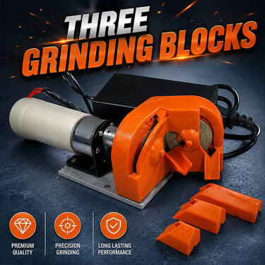 Electric Drill Bit Sharpener Knife Sharpener With 3 Grinding Blocks (HT136)